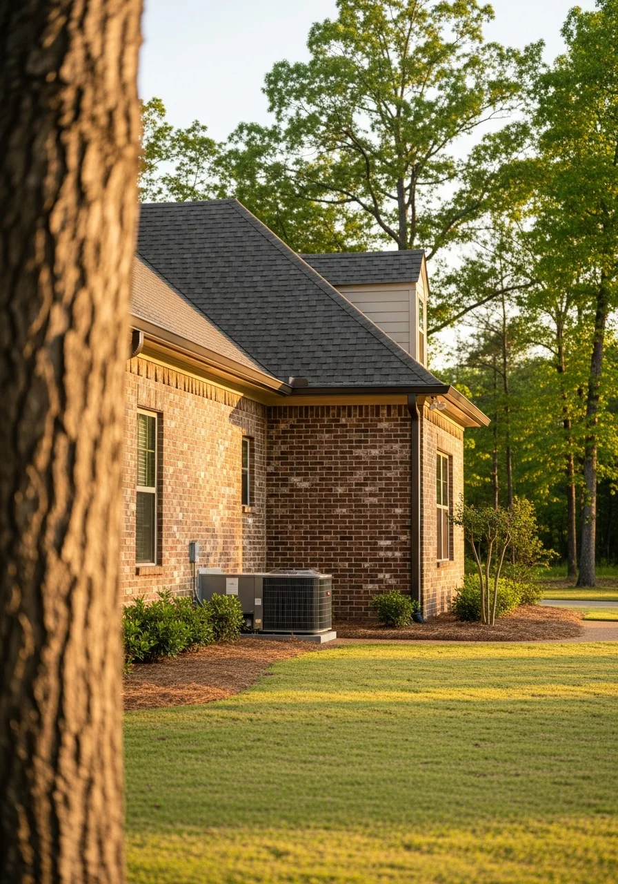 Jones County residential property with traditional home and mature landscaping.